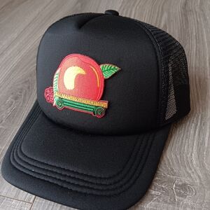 Allman Brothers Band Black Trucker Hat with Peach Embroidery